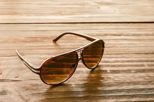 Illustration published with the Seesee article Choosing the Right Sunglass Lens Color: Grey, Brown, or Green?: Brown Sunglass Lenses